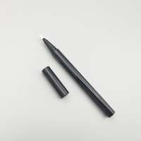 Cosmetic pen brush tip empty liquid eyeliner pencil with eyeliner brush