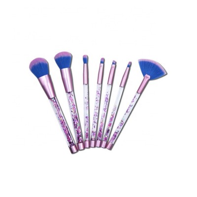 2018 New Style Personalized Glitter Crystal Makeup Brush Custom Logo Diamond Professional Makeup Kits Cosmetic Brush Set