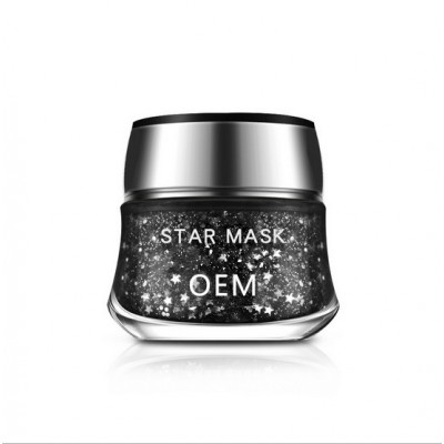 Private Label Peel Off Facial Mask,Glitter Star Facial Mask,Moisturizing Deeply Cleaning Peel Off Face Mask